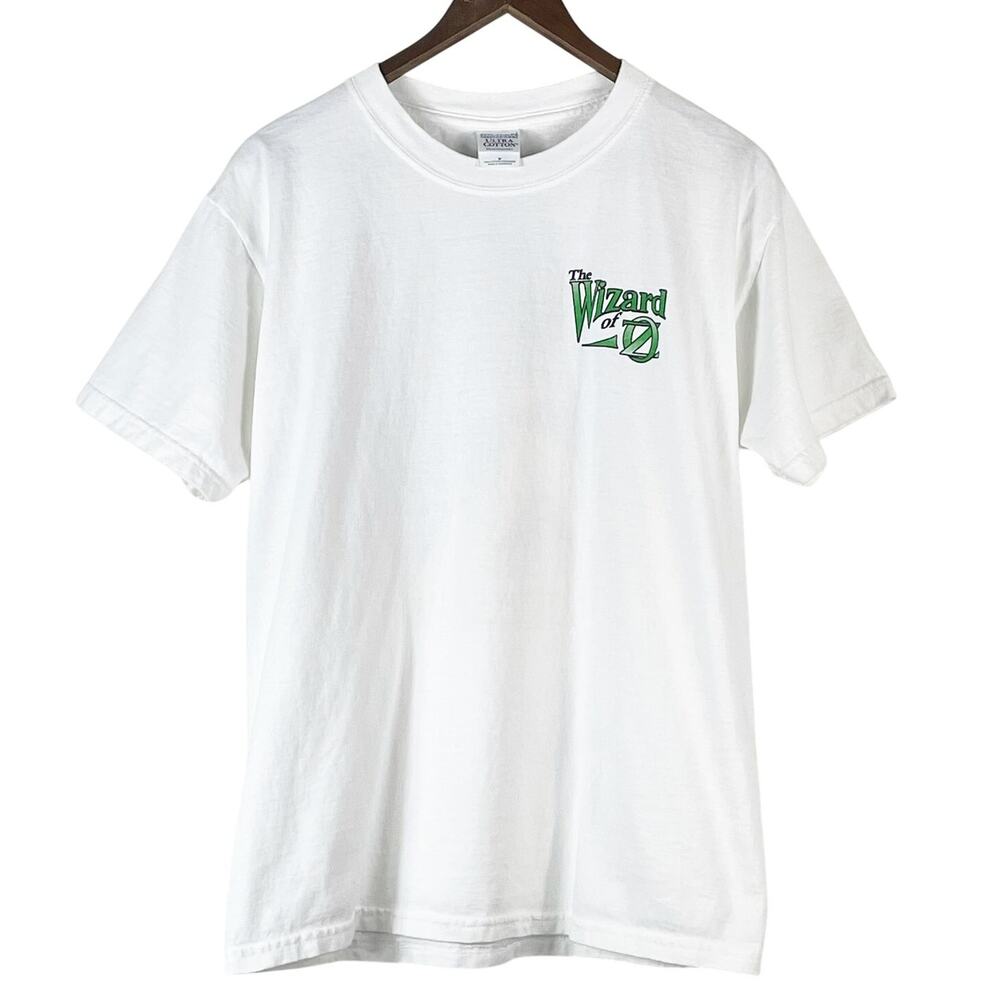 Vintage Wizard of Oz Graphic T Shirt Double Stitch Gildan Tag Size Medium Cotton